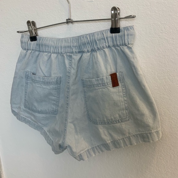 Roxy Go to the Beach Women's Shorts in Medium Blue 100% Cotton - Picture 12 of 14